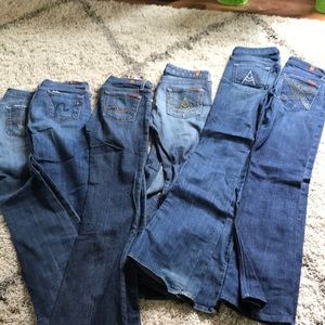 Lot of jeans various size